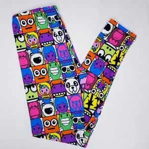 Soft Leggings (cartoon animal print)